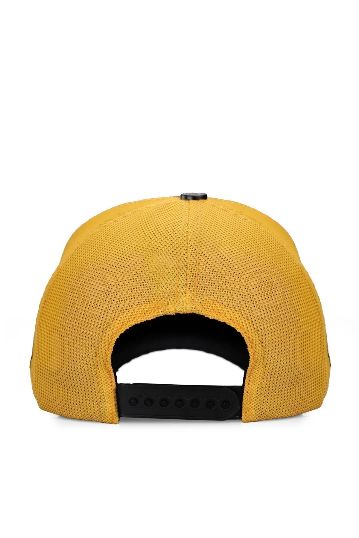 Fashion V1 F - 8 Kod Logolu Unisex Antrasit-Sarı Şapka (CAP)