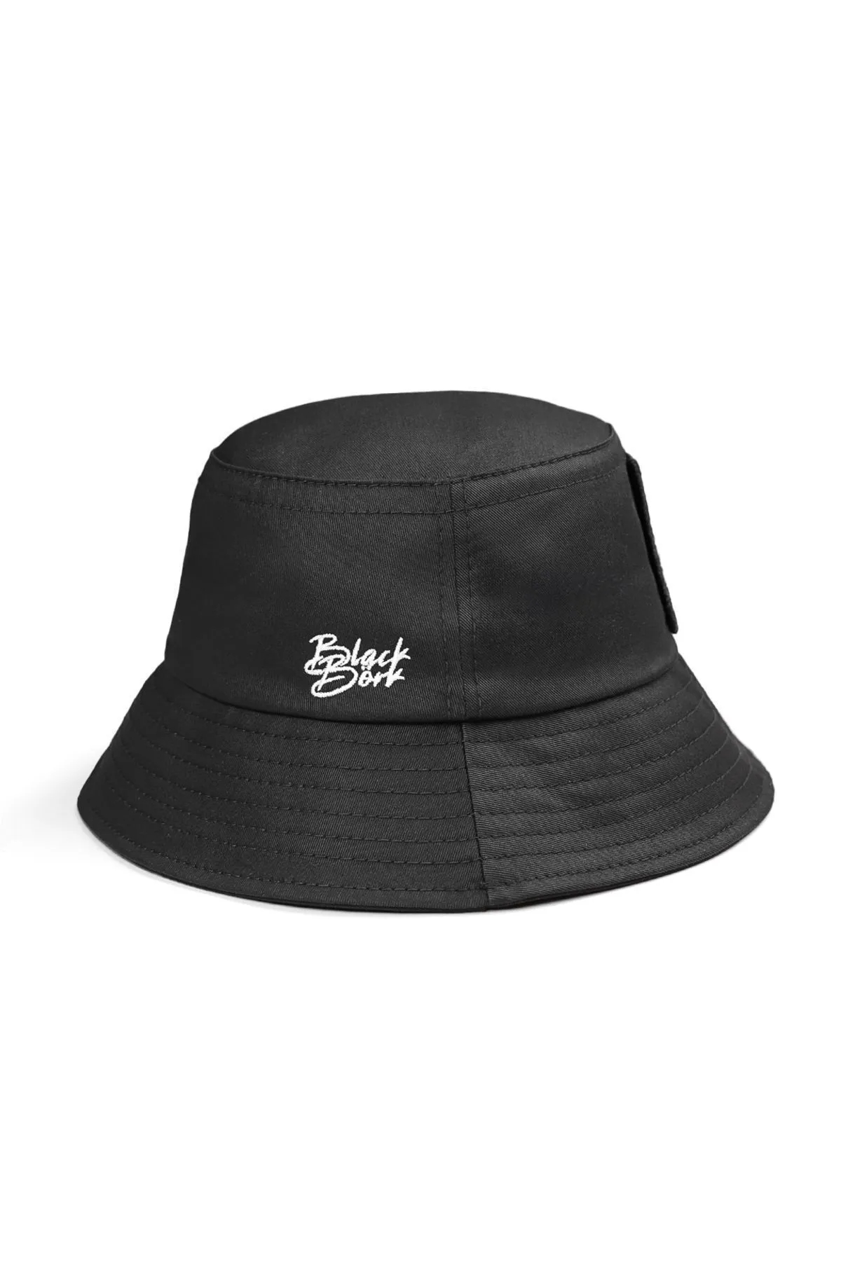  Fashion V1 F - Bucket Logolu Unisex Siyah Şapka (CAP)