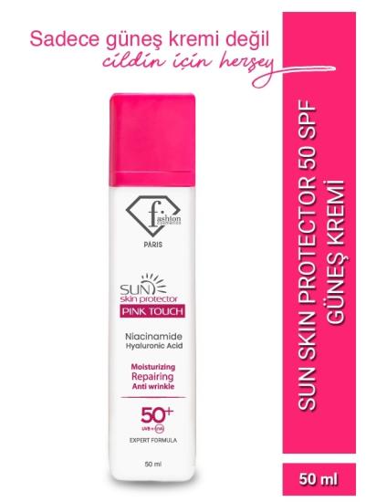 Fashion Cosmetics Paris -SUN SKIN PROTECTOR Güneş Kremi SPF 50+ Koruyucu ve Leke Giderici